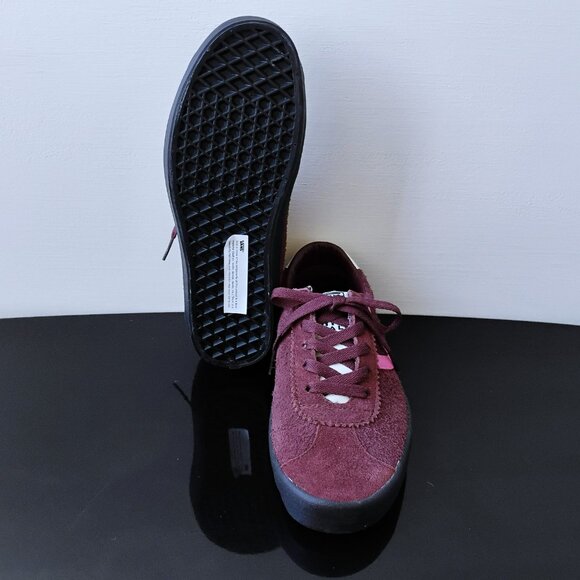 Vans Women's Sport Low Suede Sneaker in Warm & Grounded Pop Brown Color - Picture 11 of 12